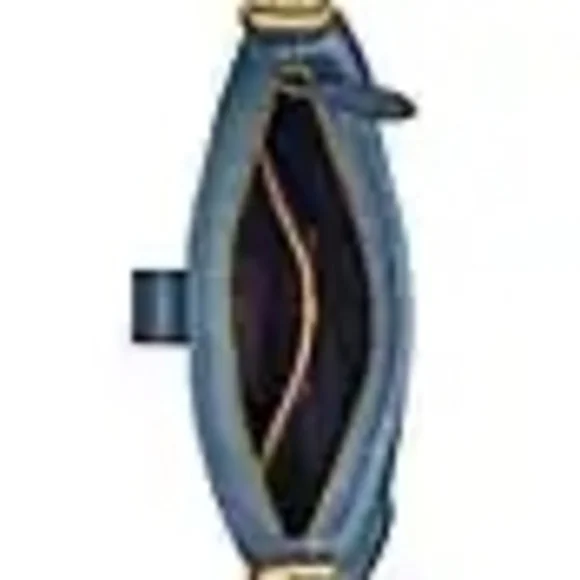 Coach Denim Blue Shoulder Bag with Gold Hardware - Picture 6 of 6